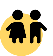 Icon of kids holding hands